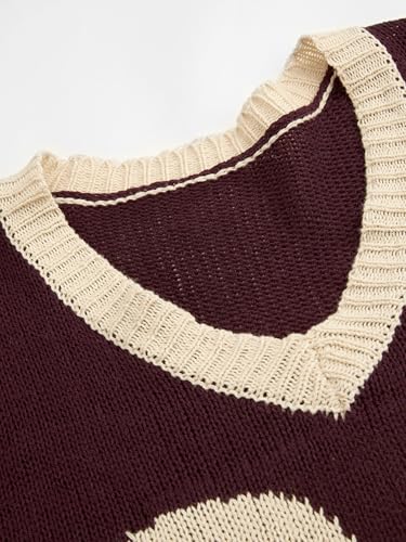 CIDER Knit V-Neck 90 Contrasting Binding Sweater3