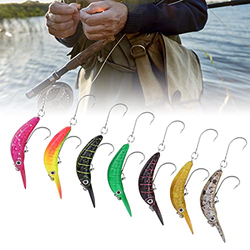 BiKING! 人工フローティングミノー、フィッシングルアーフローティングクランクベイトハードベイト人工ミニミノーパイクバストラウトベイト 4枚目