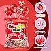 Colombina Bon Bon Bum Strawberry Lollipops Fruit Hard Candy, Individually Wrapped Sweet Strawberry Pops, 24 Count