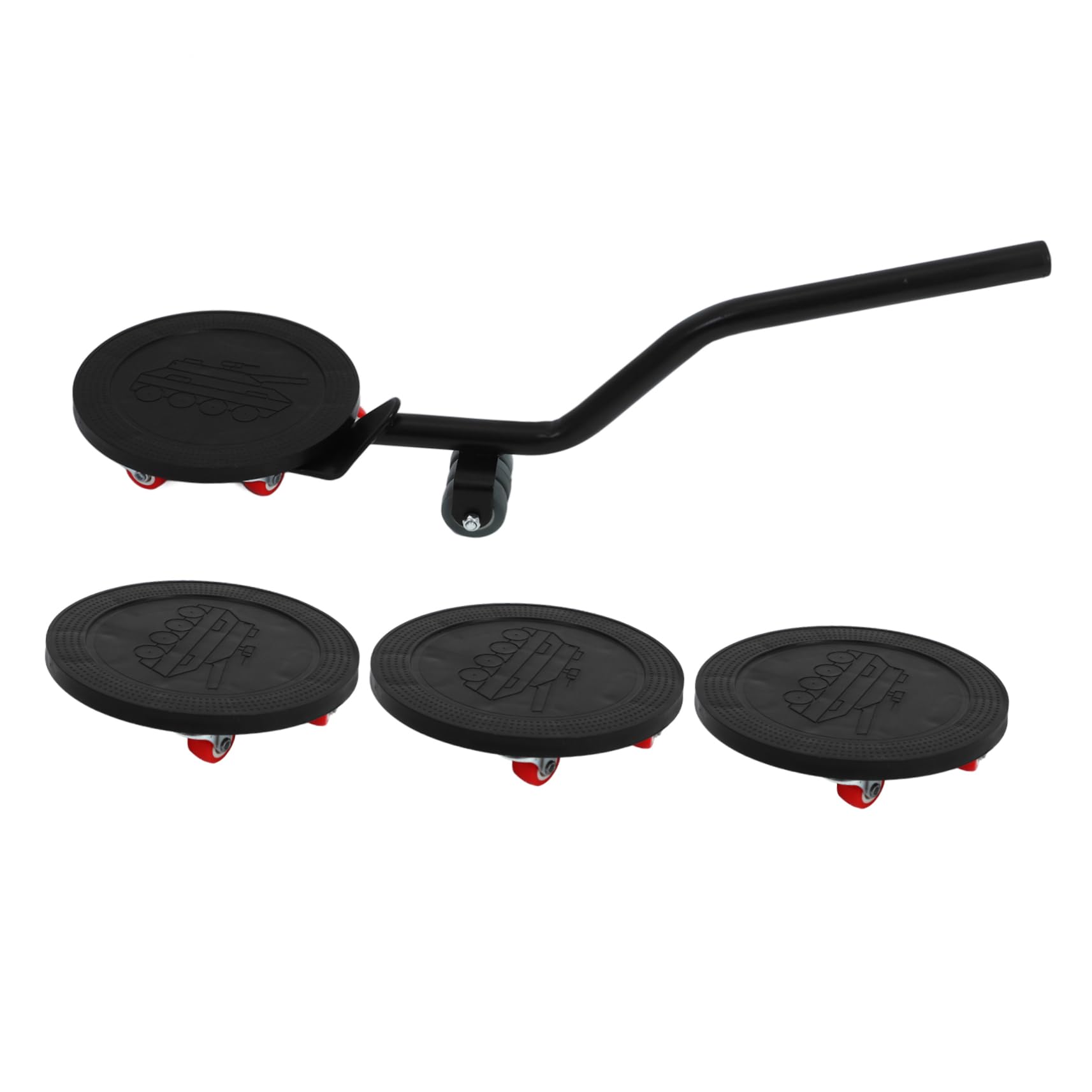 Homoyoyo Kit Sposta Mobili Pesanti Ruote Multifunzione in Lega di Alluminio e Gomma, Attrezzo Versatile per Alzare e Muovere Mobili Solidi in Uffici e Case