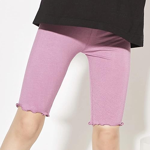 Miniatura 3 de Pantalones cortos de ciclismo de baile para niñas, paquete de 4 pantalones cortos de seguridad activa para parque infantil, gimnasio, deportes