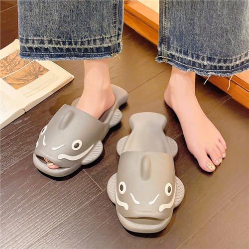 Fish Slippers Cute Funny Women's Cute Catfish Home Anti-Slip Animal Indoor Outdoor Sandals Shower Student Travel4