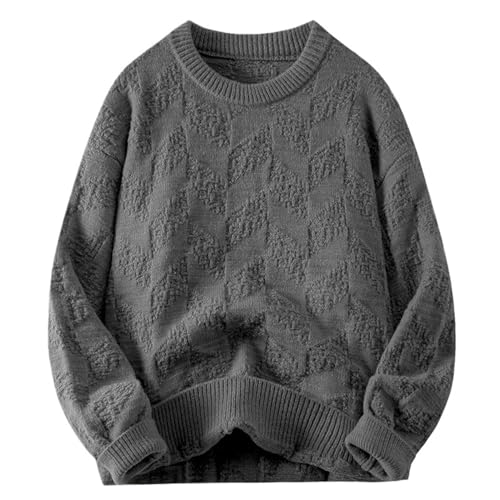 Pull en tricot souple pour homme avec finitions soignées collection automne hiver