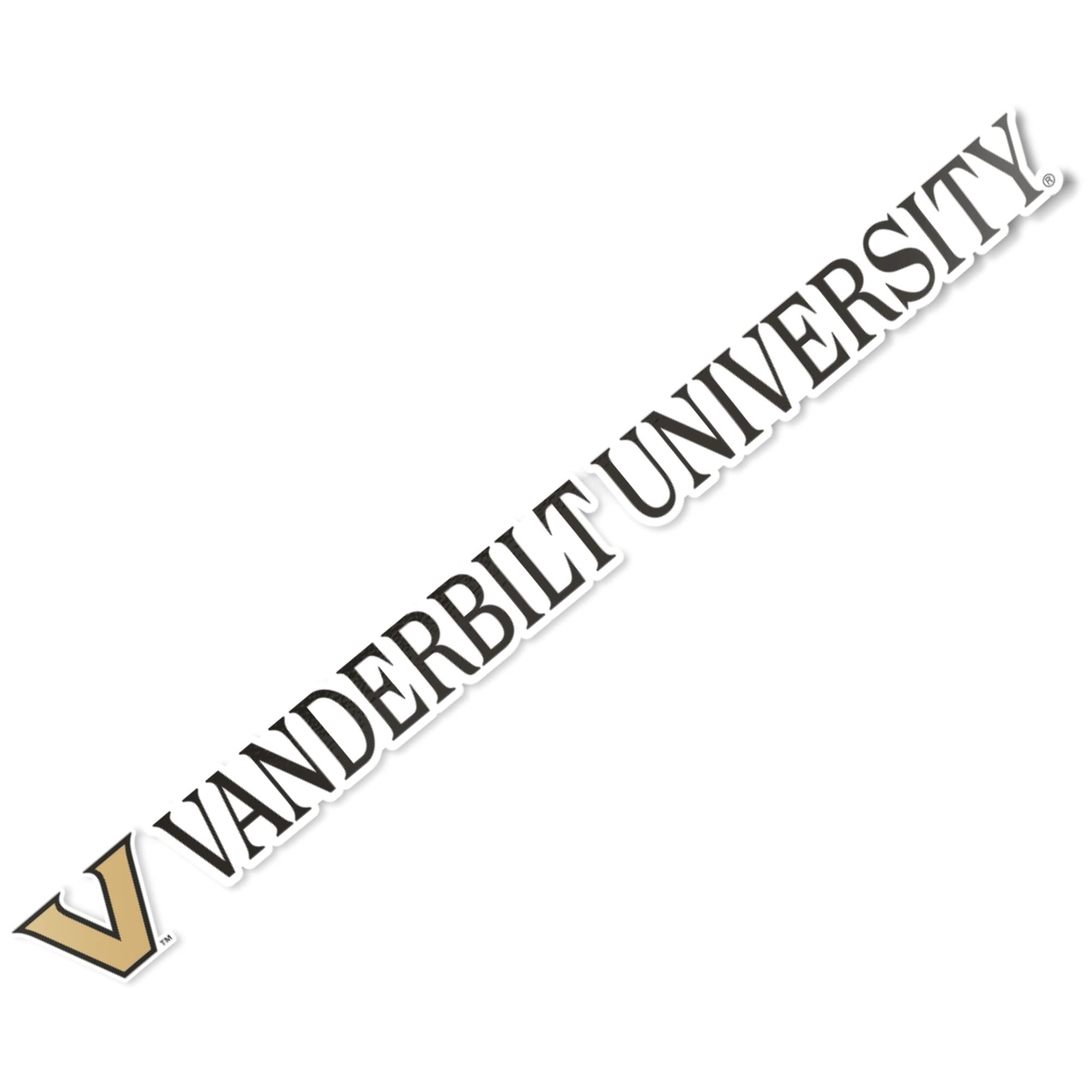 Autocollant Vanderbilt vinyle anti-bulle pour pc et auto