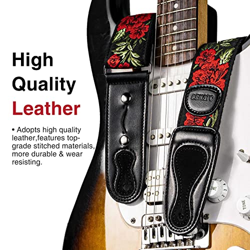 LEKATO LGS-6 Sangle de Guitare Sangle de Guitare Acoustique Electrique Ceinture de Guitare avec 6 médiators Motif de… - Les Beatles, Paul McCartney, John Lennon, RIngo Starr, George Harrison LEKATO LGS-6 Sangle de Guitare Sangle de Guitare Acoustique Electrique Ceinture de Guitare avec 6 médiators Motif de… – Image 5