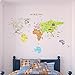 Produktbild Ambiance-Live Wandtattoo Riesige Weltkarte für Kinder