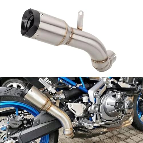 Tuyau d'échappement moto en inox durable pour Kawasaki Z900 Style 1