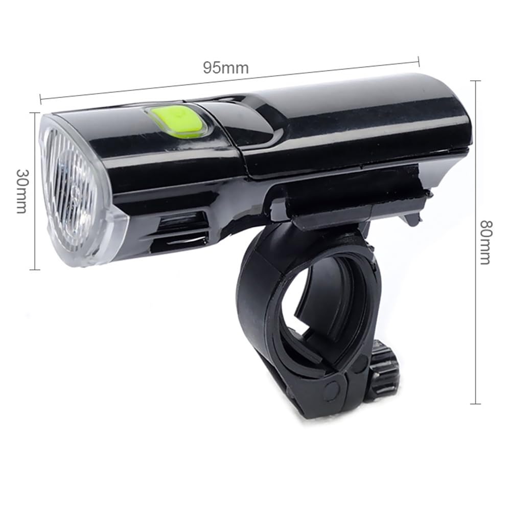Faro Anteriore a LED da 3W per Bicicletta, Impermeabile, Potente Faro da Ciclismo, Torcia a LED, Batteria AAA, Lampada per MTB.