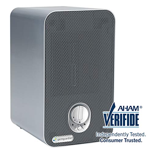 Germ Guardian Desk and Office Air Purifier, HEPA Filter, Filters Allergies, Pollen, Smoke