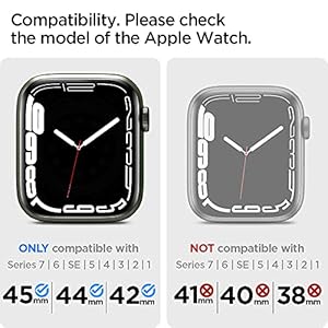 Spigen Lite Fit Band Strap Compatible with Apple Watch Series 7 (45mm) | 6 | 5 | 4 (44mm) | 3 | 2 | 1 (42mm) 4 519zMgjFfYL. SL500 . SS300