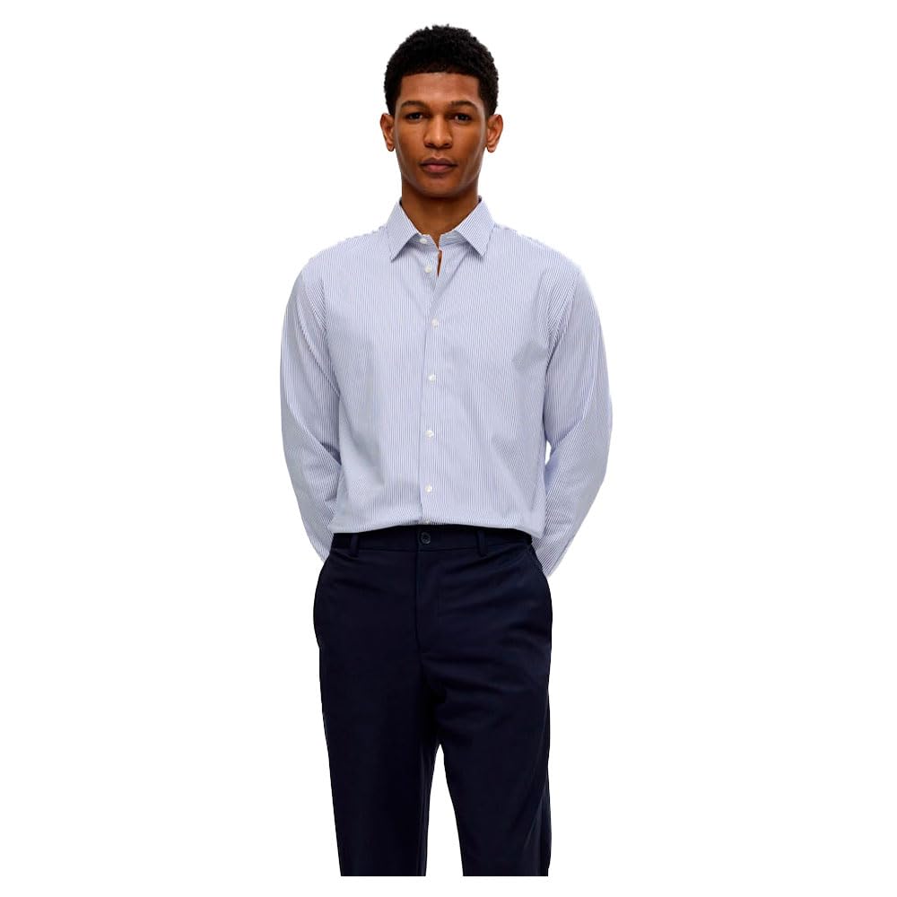 SELECTED HOMME Herren Slhslim-Performance Shirt Ls Noos Hemd