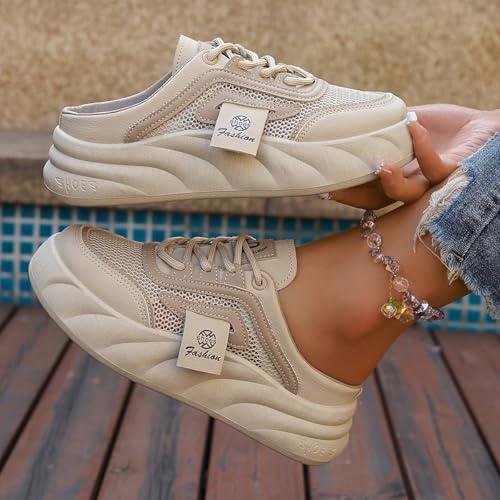 Women's Loafers Slip-On Sneakers - Lightweight Fabric Upper with PVC Sole, Comfortable Low-Top Casual Shoes for Walking, Shopping, Travel, and Beach Activities3