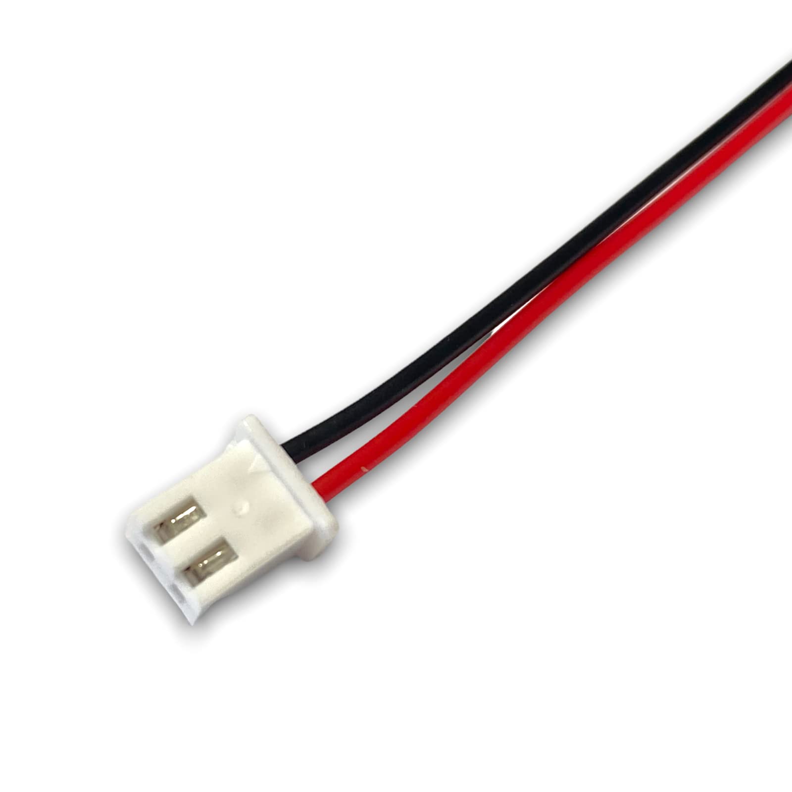 vuniversum 5 x Premium 2 Pin 1s XH 2.54 mm Plug with 30 cm 26AWG Electronic Cable Coloured + Female Loose for Lipo Battery Balance Cable Pitch RC JST-XH (2 Pin) — image 1