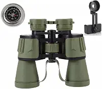 Binoculo C/Suporte 20x50 De Longo Alcance 10km Profissional (Verde)