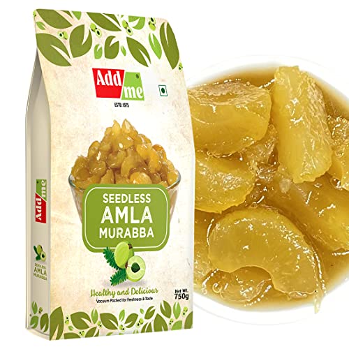 Image of Add me Fresh & Homemade Seedless Dry Amla Murabba 750G Without Sugar Syrup, Immunity Booster Pack.