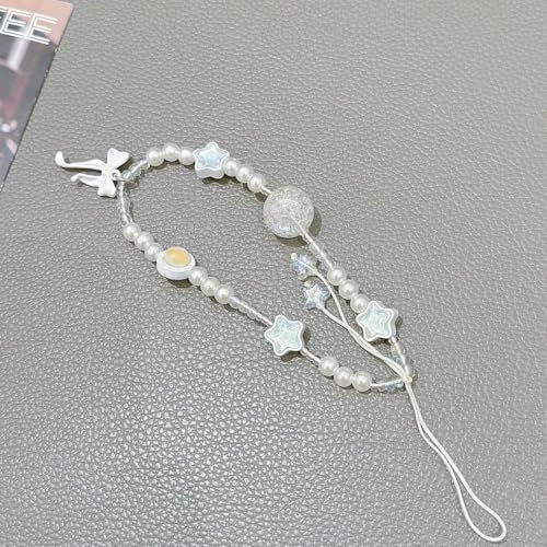 Image of Beaded Camera Wrist Strap Cute Digital Camera Charm Lanyard, Phone Wristlet Charms, Phone Chain for Camera