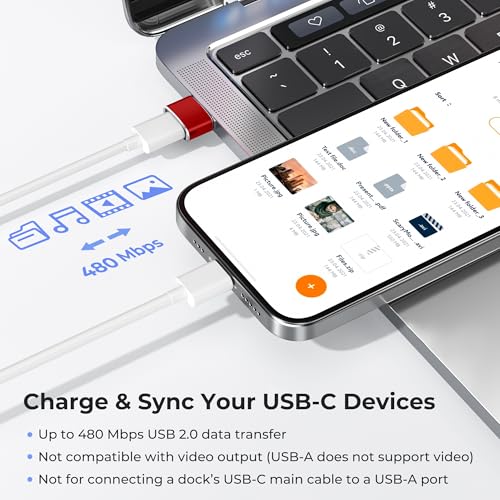 Image of Basesailor USB to USB C Adapter 3 Pack,Type C Female to USB A Male Charger Cable Converter for Apple Watch Ultra iWatch Series 8 7 SE,AirPods Pro 2, 14 13 12 11 Plus Max,iPad 9 10 Air 4 5 Mini 6