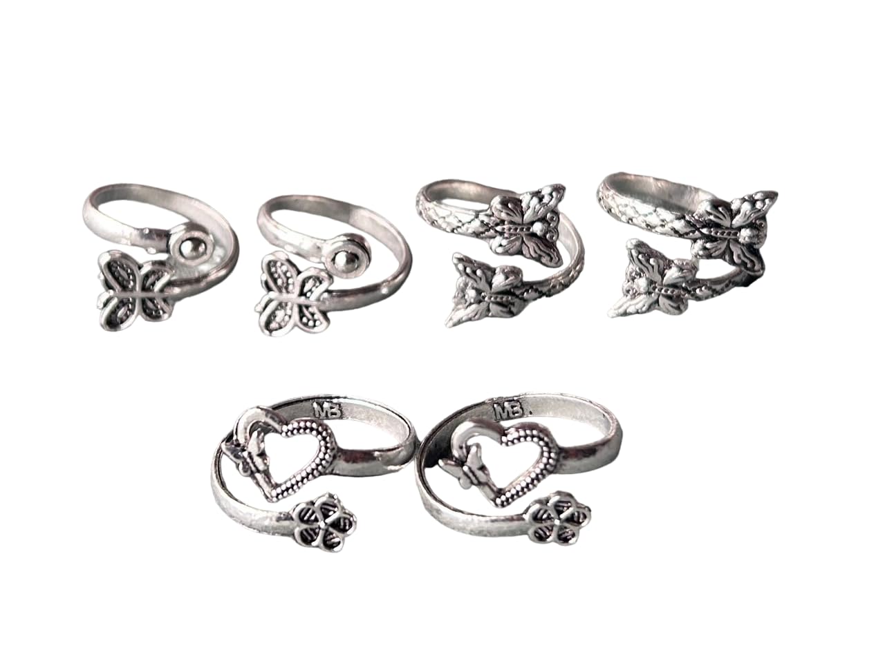 Women & Girls Metal Plated Fancy Toe Ring Adjustable Bichiya/Leg Finger Ring-Combo-3 (A_C_P_110777_Multi)-image-43