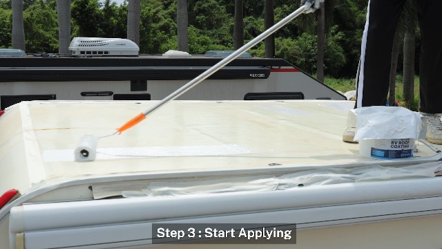Image of Kohree RV Roof Coating 1 Gallon, 100% Silicone RV Roof Sealant, White | No Primer Needed, Waterproof Solar Reflective Flexible RV Sealant for EPDM, TPO, Campers, Trailers, Leak Repairs