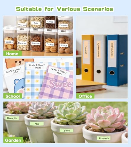 Image of ORGBRO Label Maker Machine with Tape, X1 Portable Bluetooth Mini Label Printer, Support Pre-Cut & Continuous Label, Wireless Small Label Makers with Versatile App for School Home Office Organization