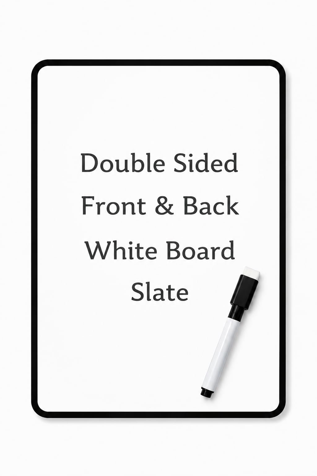 YAJNAS Black Board for Kids | Wood - Double Sided Blackboard Slate | Pre-Writing Toys | Educational Kids Toys | Heavy Duty Slate Chalk Boards with Frame 9x11 Inch (23x28 cm) — Amazon image 10