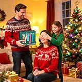 Sock Advent Calendar 2025, 12 pairs Socks for Women Men Christmas Countdown Socks Adults Advent Calendar Surprises Santa Snowman Christmas Tree Xmas Gift Boxes for Party (Green) - Image 7