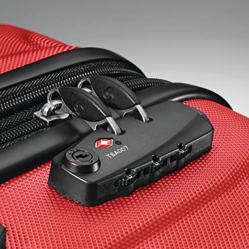 Image of Samsonite Omni Pc Hardside Expandable Luggage, Red, 2-Piece Set (20 /24), Omni Pc Hardside Expandable Luggage With Spinner Wheels