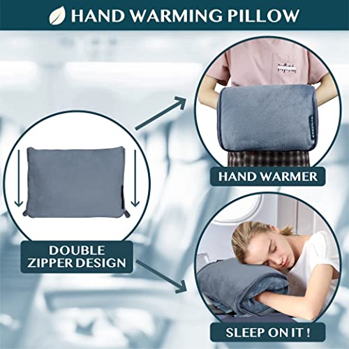 PAVILIA Travel Blanket Pillow