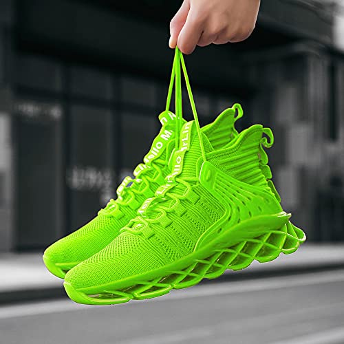 Image of Hello MrLin Men's Running Shoes Non Slip Athletic Tennis Walking Blade Type Sneakers Hip Hop