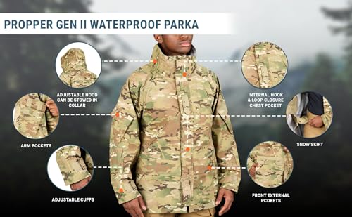 Image of Propper Gen II Waterproof Parka, Military-Style Jacket | Coat for Law Enforcement
