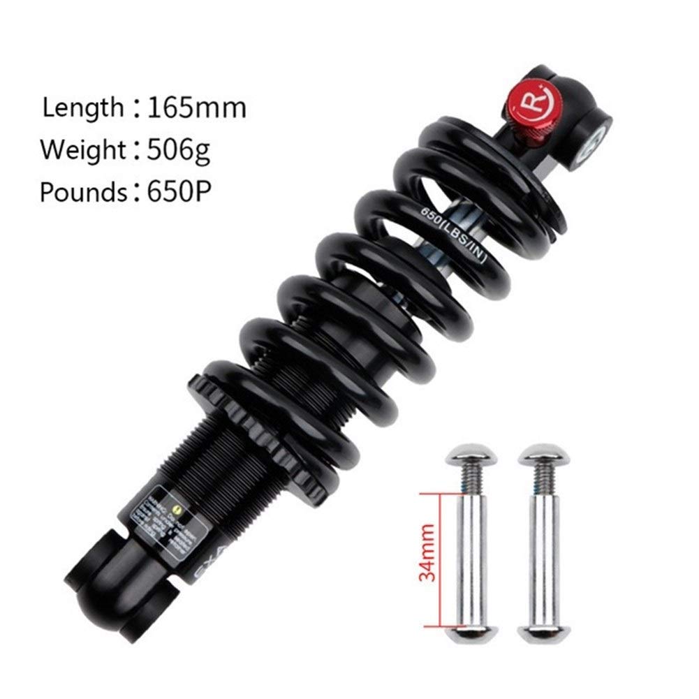 Amortiguador Para Bicicleta MTB 190 mm de bicicletas de montaña de la aleación de aire del amortiguador trasero de amortiguación ajustable for el ciclismo viaje de descenso Amortiguador De Bicicleta (