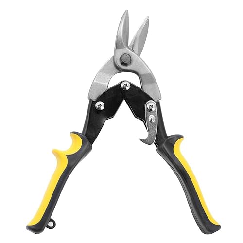 Corte de aviación corte izquierdo corte offset estaño corte cizallas cromo vanadio acero aviación cortadores 9.6 pulgadas aviación latas recortes