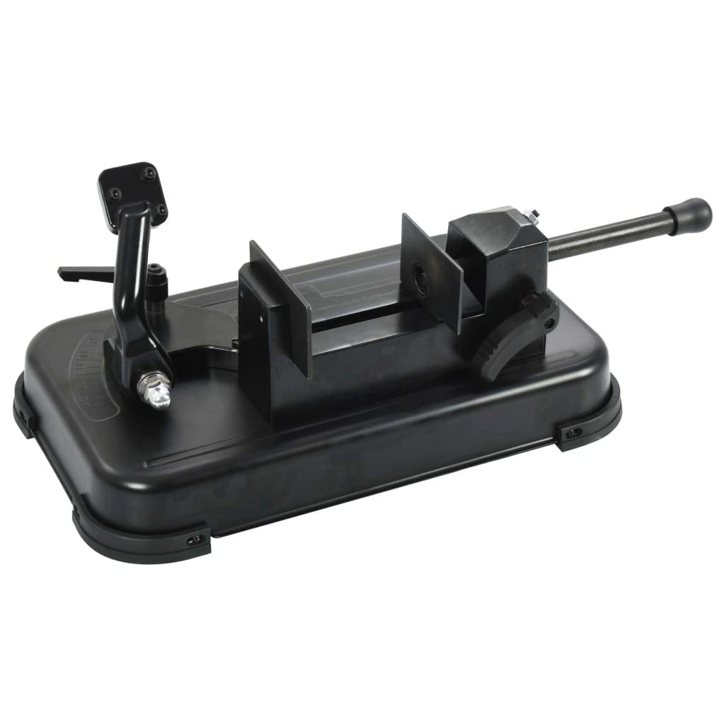vidaXL Sega a Nastro con Base e Custodia Portatile Rapida Precisa Versatile Struttura Robusta Velocità Tavolo Inclinabile Saracco Seghetto in Acciaio