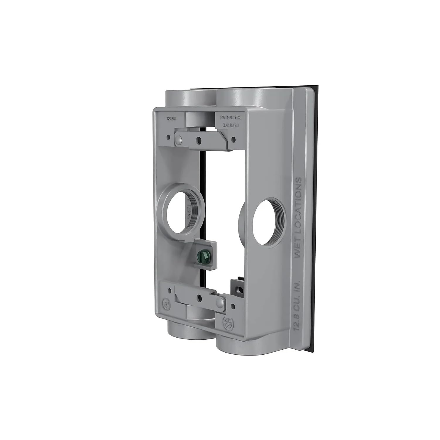 Hubbell-Bell 5415-0 Weatherproof Box Extension Adapter, 5-1/4-Inch X 3-1/2-Inch-image-11