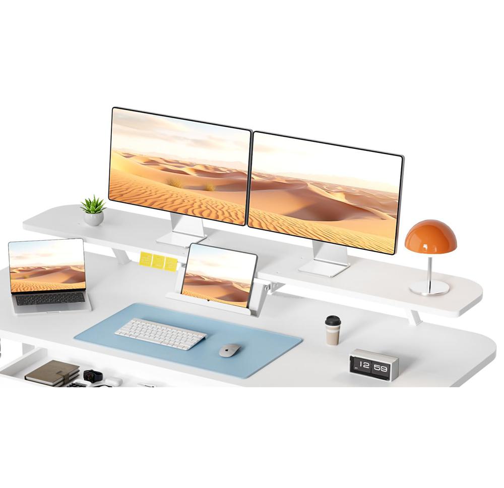 Amazon.com: COMHOMA Electric Standing Desk with Drawers, 48 x 24