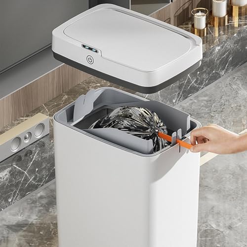 Cubo de basura impermeable con sensor inteligente para dormitorio y hogar 2
