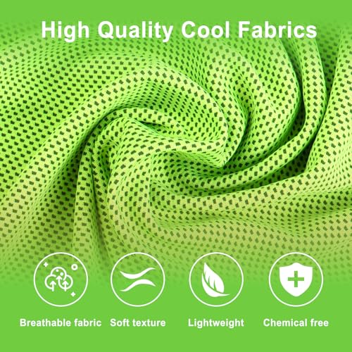 Pallesen Cooling Towel, Cooling Towels for Neck and Face, Cooling Towels for Hot Weather, Sports Cooling Towels, Cooling Towels for Yoga, Running & Gym, 10-Pack, 40" x 12", Random Color - image 7