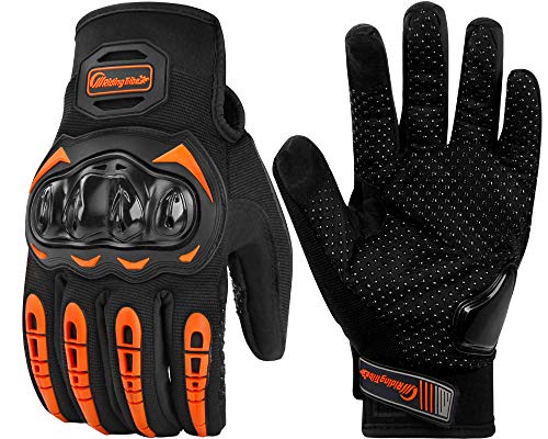 Bike Cycling Gloves- MOSFiATA Neutral Full-Finger Touch Screen Motorcycle Gloves for BMX ATV Mountain Bikes Road Racing Bicycles Rock Climbing Cross-Country Motorcycles etc.