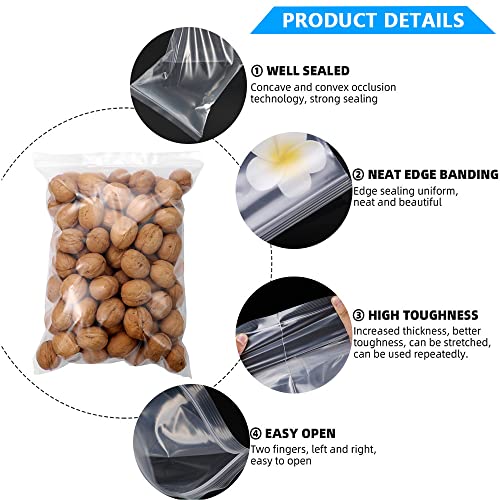 180 pezzi - Sacchetto di Plastica Richiudibili