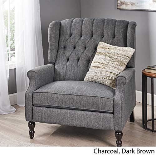 Sillón Tufted Tapizado Gris miniatura 4