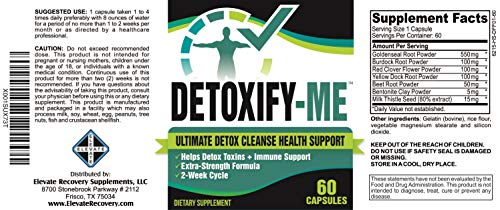 14-Day Total Detox Cleanse Supplement - Natural Drug Detox Pills - Supplements - 60 Capsules - Image 6