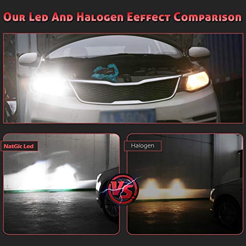 NATGIC 9012 HIR2 LED Lampadina Faro Kit