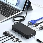 Microsoft Surface Dock - Triple Display (4K HDMI + VGA) Docking Station for Pro 9/8/X/7/6/5/4, Book 3/2/1, Laptop Go/5/4/3/2/1