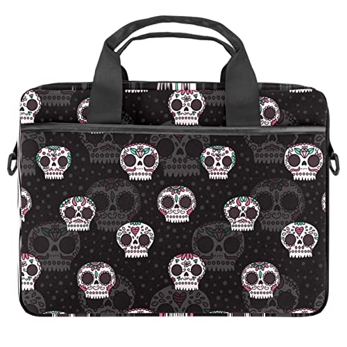 Sacoche PC portable tête de mort pour cours et bureau