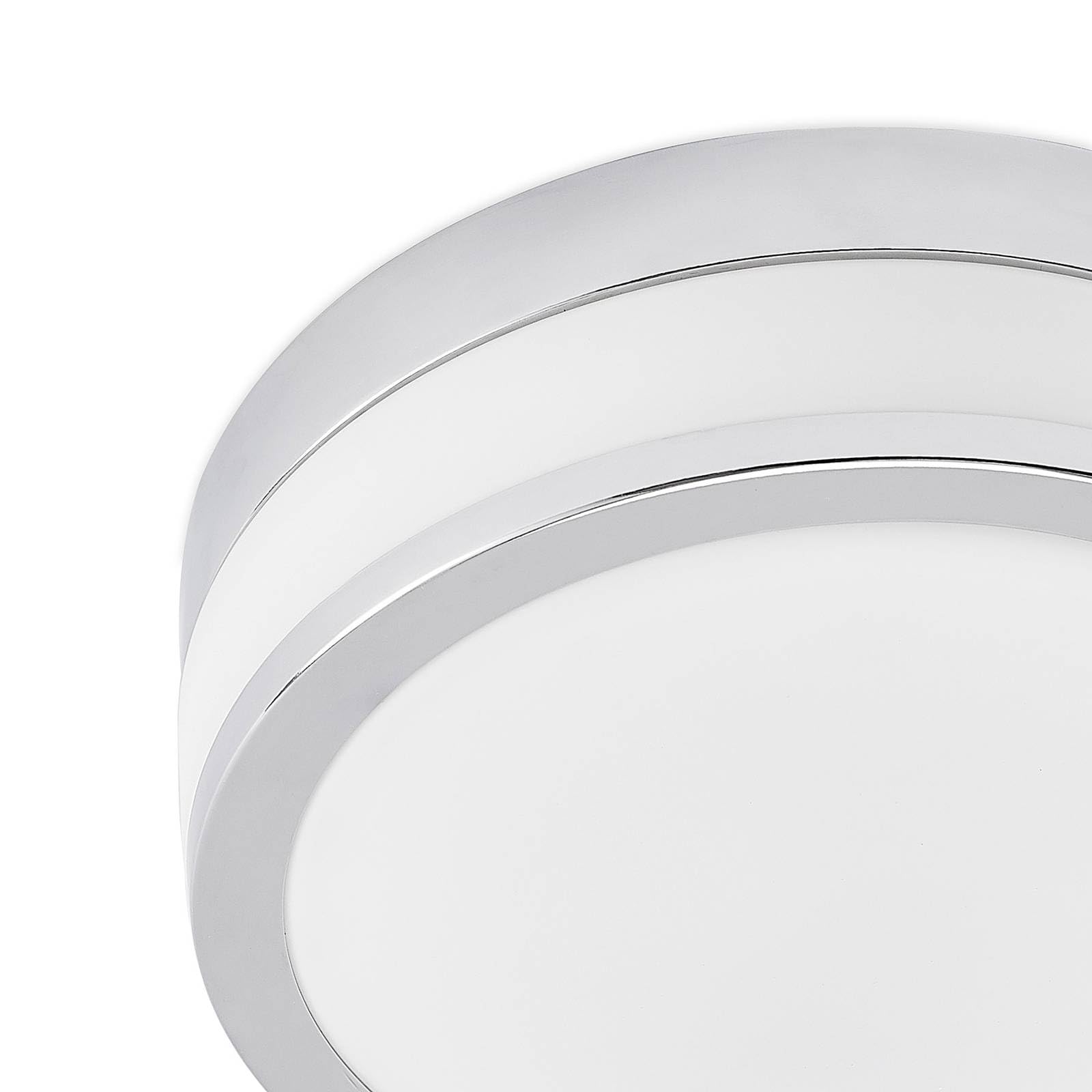 Lindby Lámpara de techo Flavi (Moderno) en Plateado hecho Vidrio e.o. para Cuarto baño (2 llamas, E27) lámpara