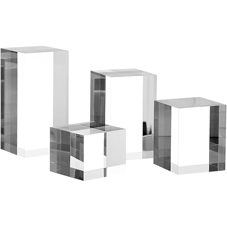 Enticing Acrylic Blocks: Crystal-Clear Cubes for Photography and Displays