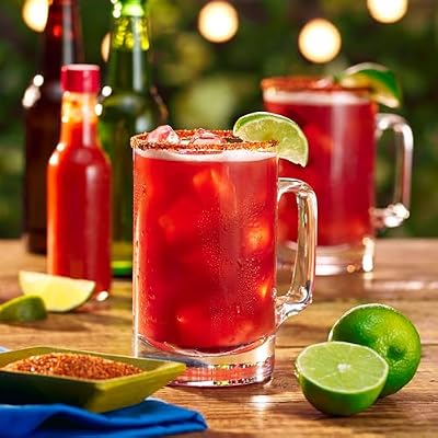 Clamato Limon Tomato Cocktail, 64 fl oz bottle (Pack of 8), Zesty Citrus Mixer, Authentic Flavor, Perfect Mixer for Micheladas and Bloody Mary Drinks and other Cocktail Spirits