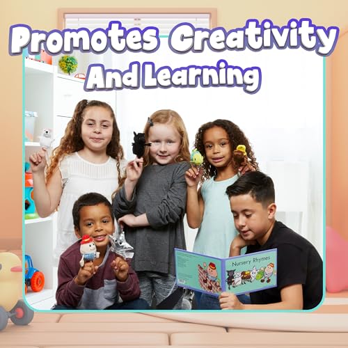 The Puppet Company Traditional Story Sets Nursery Rhymes Book and Finger Puppets Set