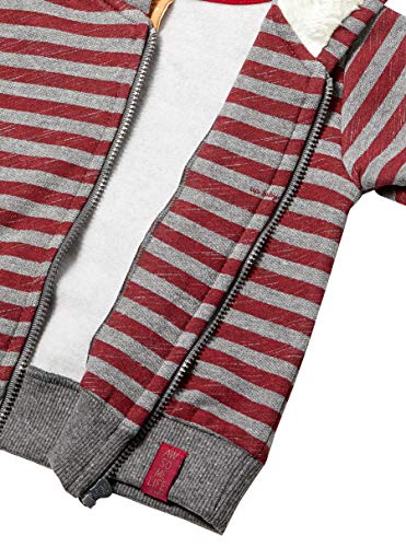 Conjunto Jaqueta Listras e Calça Moletom, Up Baby, Meninos, Azul, 6