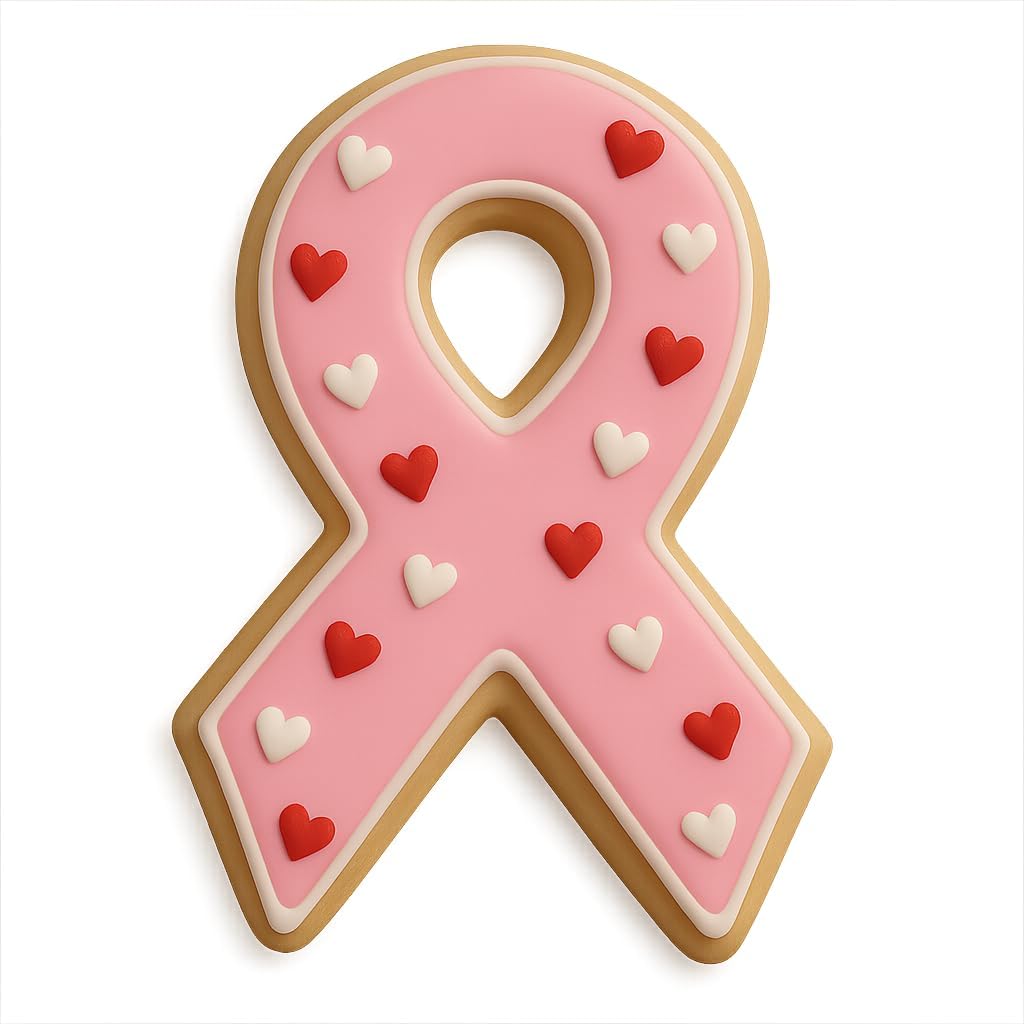 Pink Awareness Ribbon Cookie Cutter - 4.5x2.75 Inches, Perfect for Fundraisers and Charity Events - Image 3